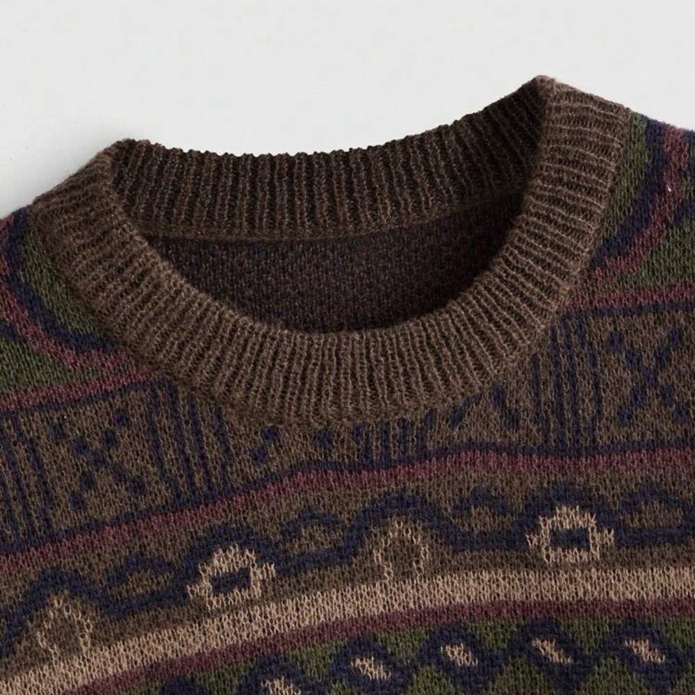 ROMWE Multicolor Patterned Sweater - Picture 7 of 7